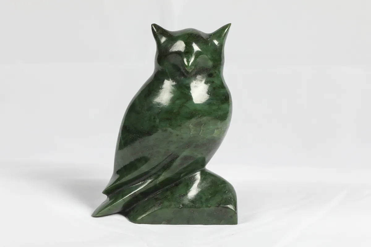 Jade Great Horned Owl