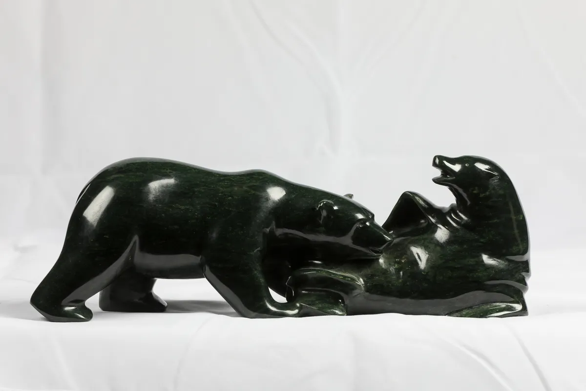 Jade Polar Bear & Seal