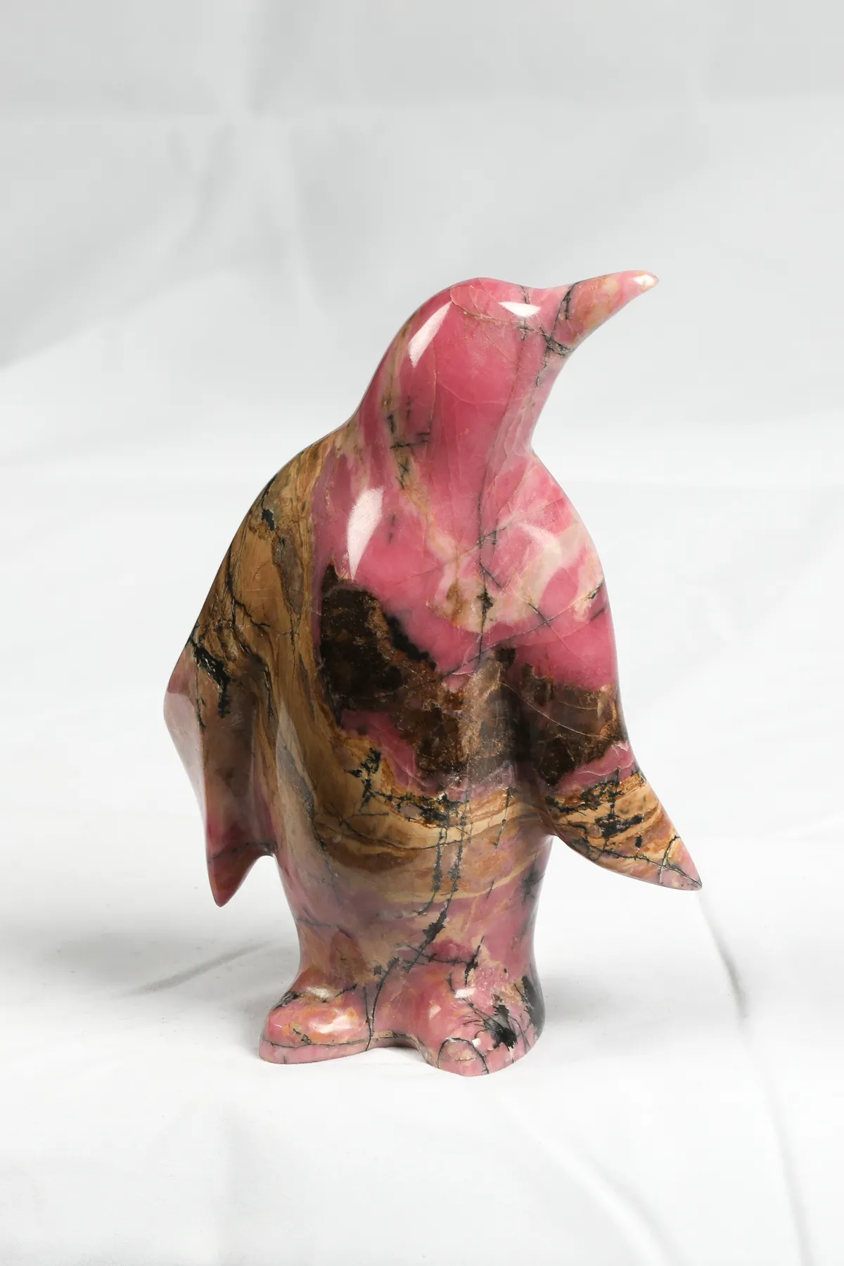 Rhodonite Penguin