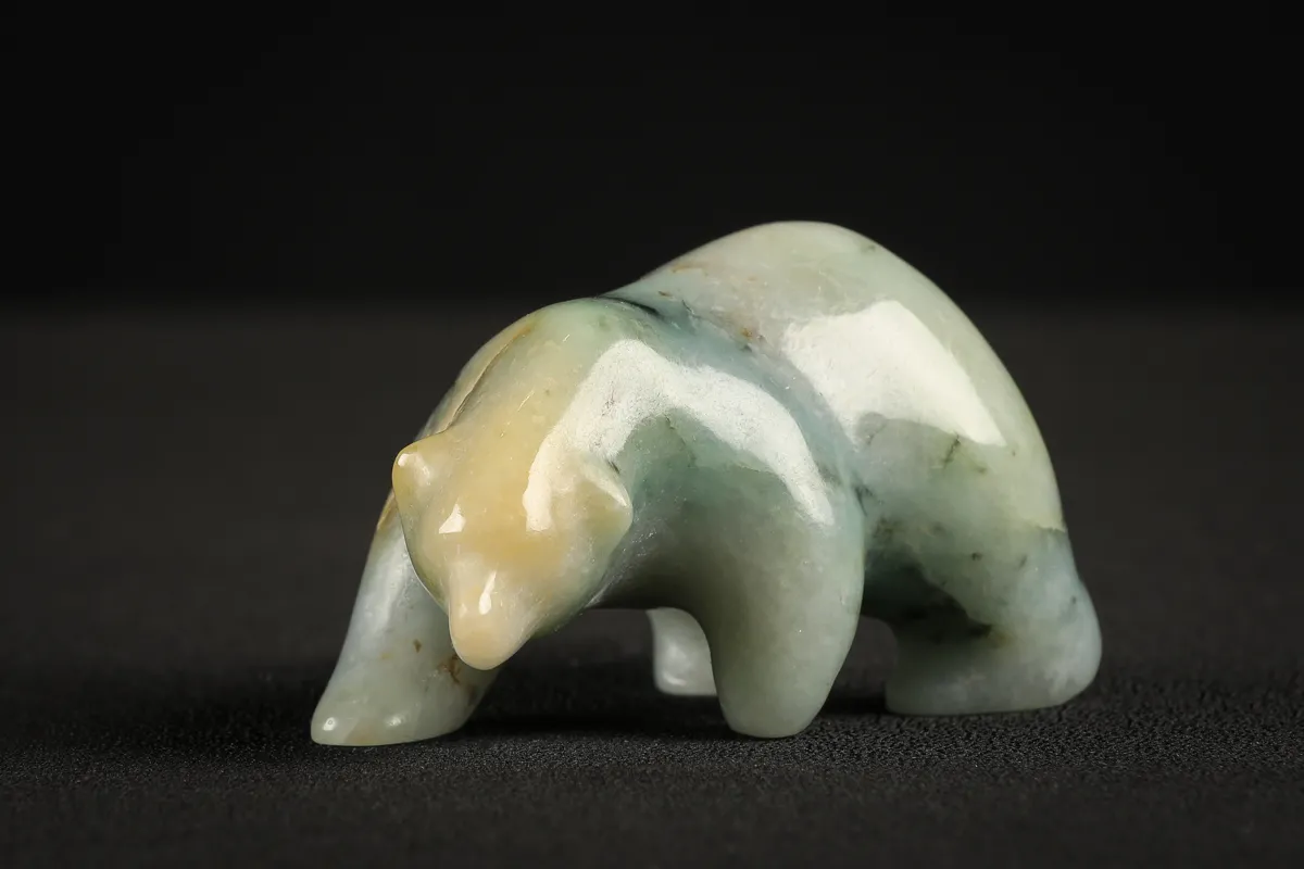 Jadeite Grizzly Bear
