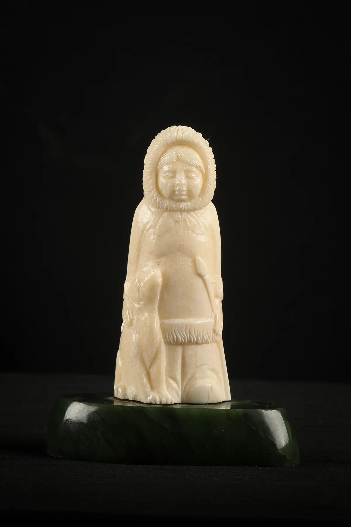 Mammoth Tusk Inuit Hunter