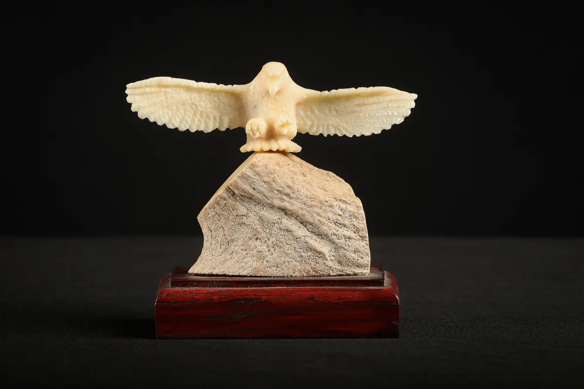 Mammoth Tusk Bald Eagle