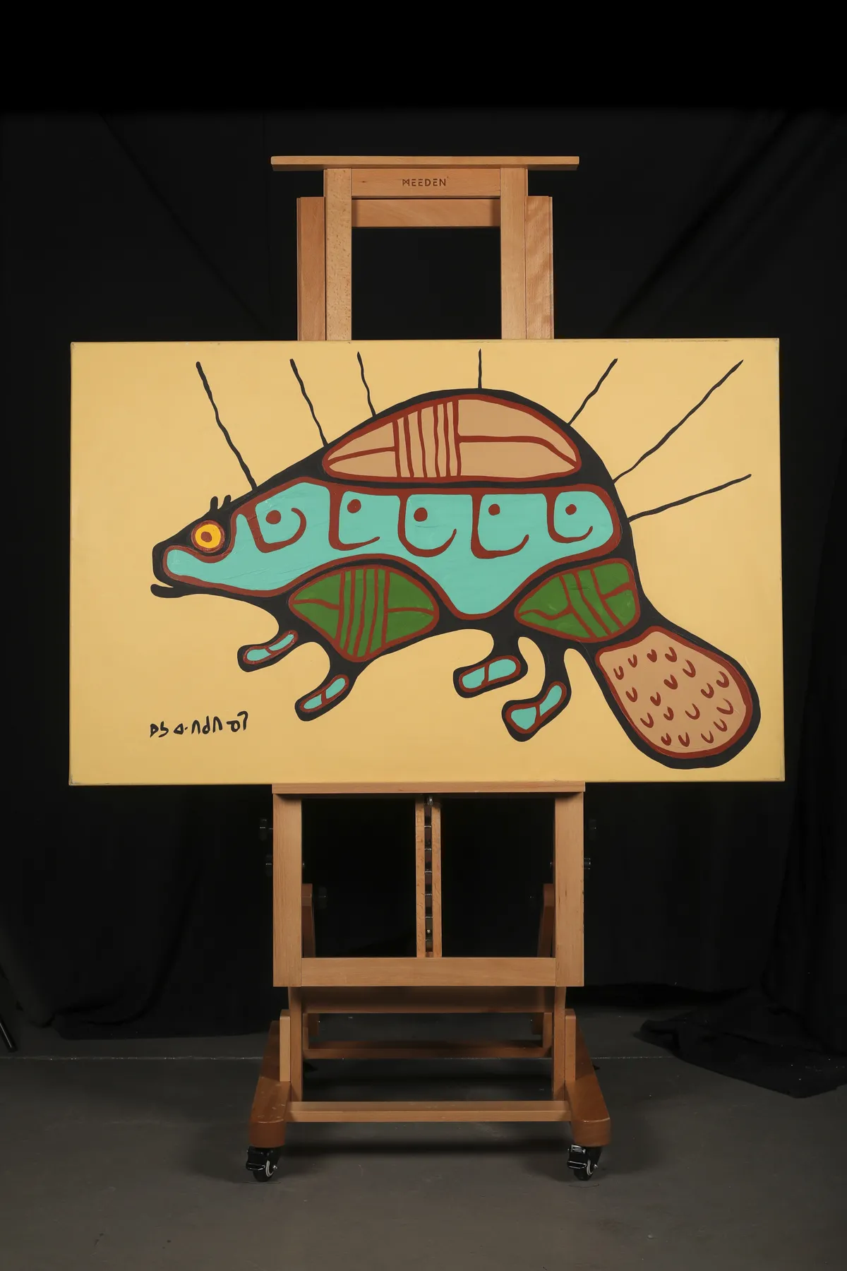 Beaver With Powerlines