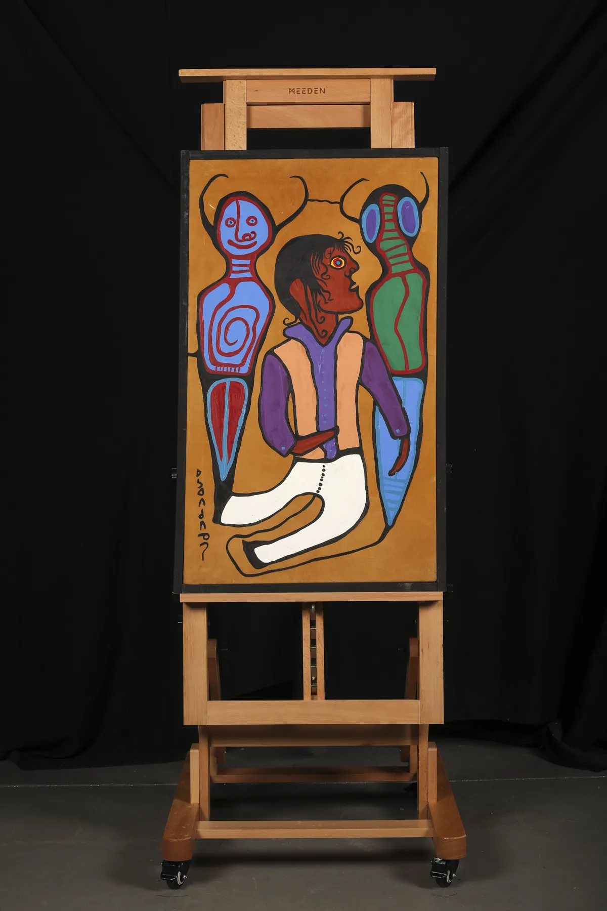 Dialogue with Serpent (Deerskin leather)