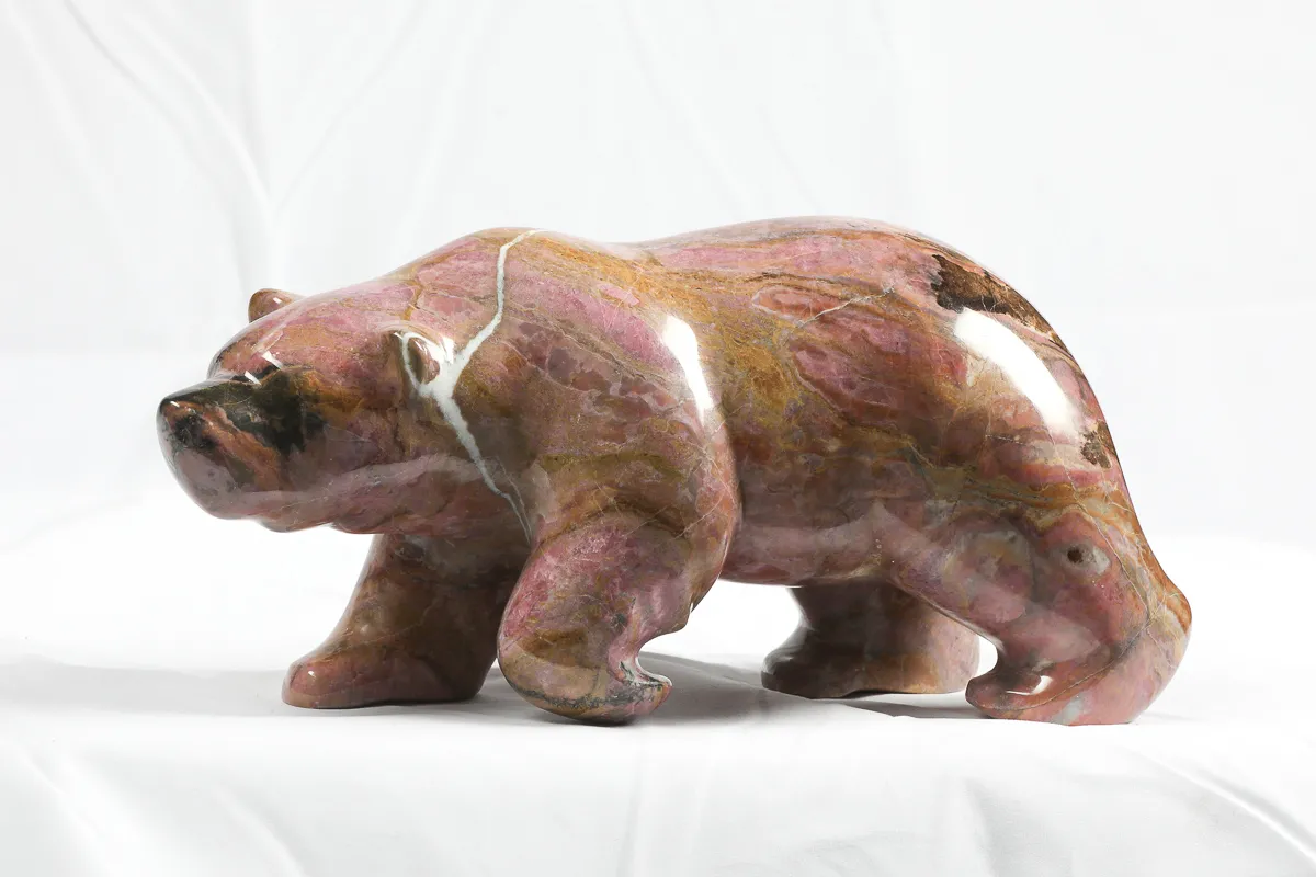Rhodonite Polar Bear