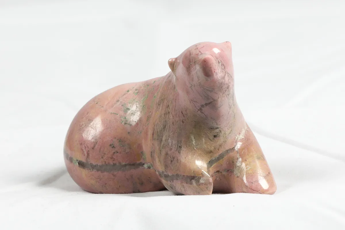 Rhodonite Polar Bear